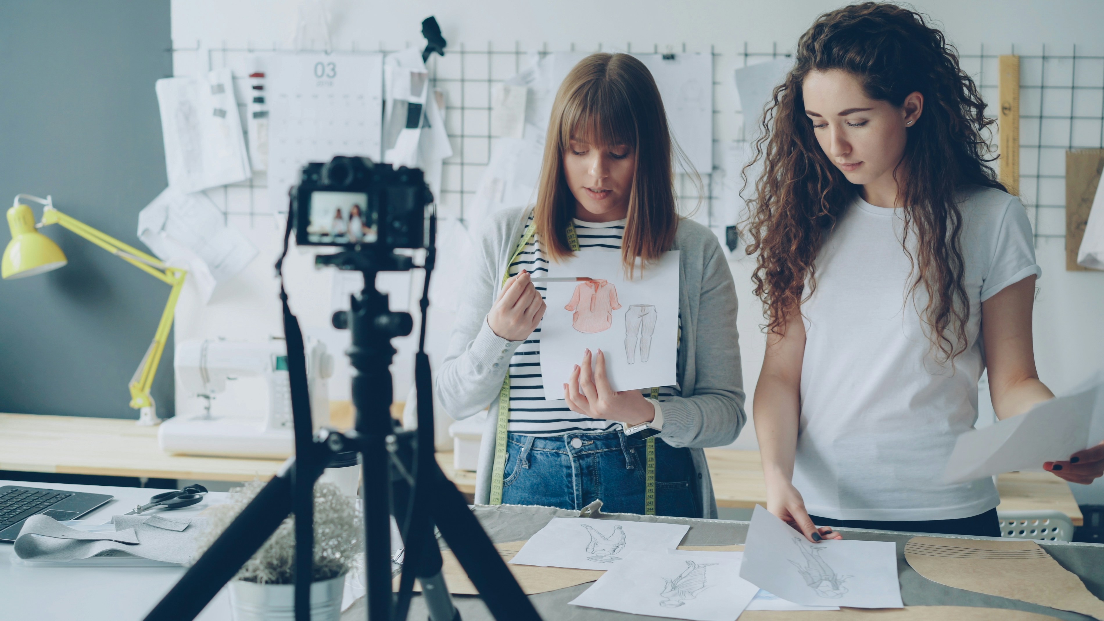 Creators shaping content in a studio